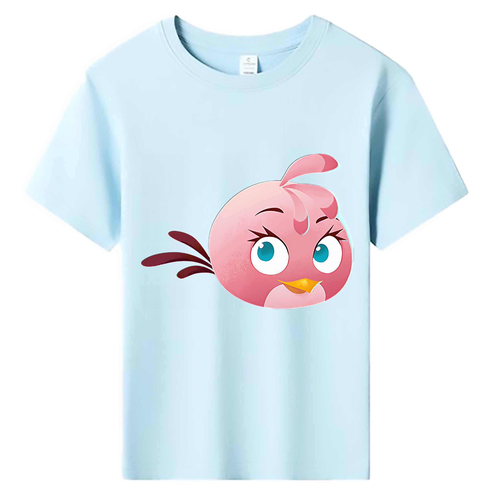 （画像用） Angry Birds アングリーバード 綿100％キッズTシャツ（フロントプリント）